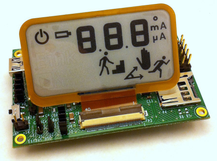 3-axis accelerometer evaluation kit, based on the ADXL362 from Analog Devices ADXL362 from Analog Devices